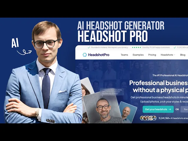 screenshot of Headshot Pro